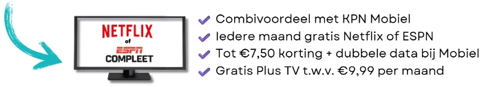 Apple iPad cadeau bij KPN Internet en TV abonnement